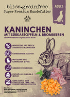 bliss.grainfree Adult Kaninchen mit Süsskartoffel & Brombeeren
