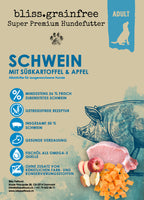bliss.grainfree Adult Schwein mit Süsskartoffel & Apfel