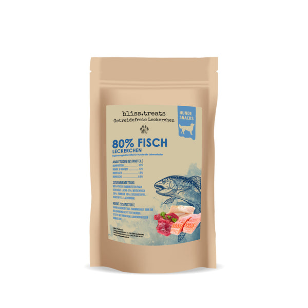 bliss.treats Leckerchen mit 80% Fisch