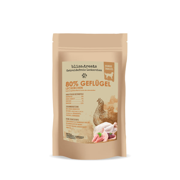 bliss.treats Leckerchen mit 80% Geflügel