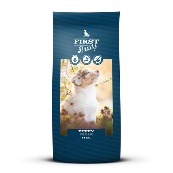 FIRST Buddy Puppy glutenfreies Hundefutter für Welpen 14 kg